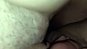 I savor every drop eating warm creampie straight from my wife's dripping pussy lips