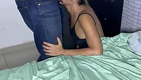 Belinha gifts hubby her wet pussy and scores double creampie rewards on beach