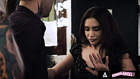 Goth trans aubrey kate and joanna angel double penetrated roughly