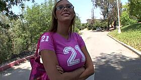 Cum-Hungry Alexia Rae Begs for Deepthroat Doggystyle Pounding