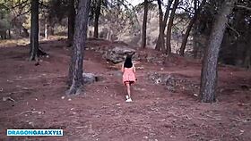 ever had a stranger creampie you deep in the forest?