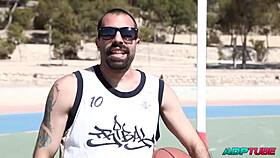 Spanish blonde loves deepthroating juicy cocks hard