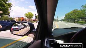 lonely horny housewife bends over for stranger's huge cock on miami street