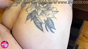 gf's juicy ass takes doggystyle pounding with hot cumshot finish!