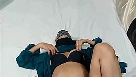 muslim babe bent over taking hardcore doggystyle ass pounding from lover