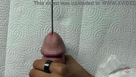 POV masked nurse sounds patient with big COCK insertion in hospital room