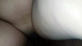 Curvy brunette wife shakes ass in wild anal sex night