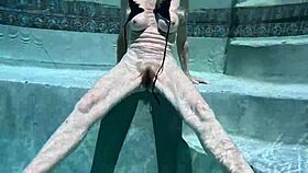 swimming naked in our private hawaii kai pool felt so freeing