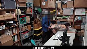 eden sin rebels as shoplifter fucking guard for freedom