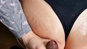 caught my brother's cheating girlfriend in the closet she mistakes me and we fuck rough on bed