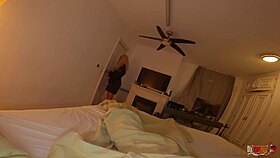 sharing bed leads to fucking sexy milf in all holes with double ass creampies