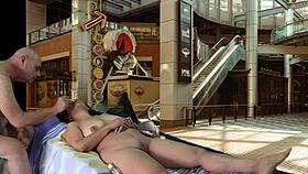 Sneaky Public Mall Sex Preview with Agarabas Olpr Big Tits and Cock Action