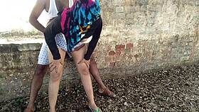 Indian milf gets roughly fucked in jungle outdoors