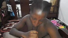ebony babe big boobs deepthroat black cock hardcore titty fuck by jhodez1