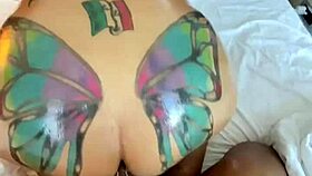 Early morning sex tape shows curvy milf taking big black cock doggystyle