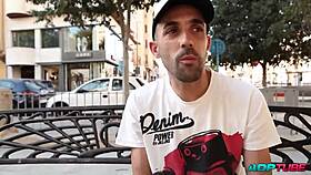 Spanish blonde loves deepthroating juicy cocks hard