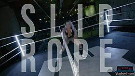 ever wonder how this thick black fitness babe's massive ass and titties tease under ripped clothes?