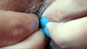 Ever seen such extreme close-up asshole fingering tease?