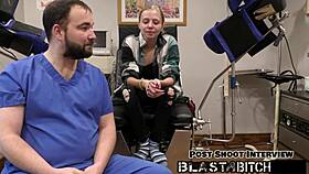 Ava Siren deepthroats then pussy flooded with hot cum load