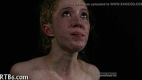 Naughty hottie submits to intense lusty collaring domination play