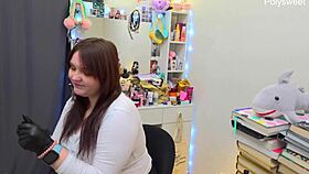 uh backstages feel so awkward with all this curvy bbw milf teasing and toys