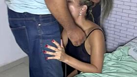 Belinha gifts hubby her wet pussy and scores double creampie rewards on beach