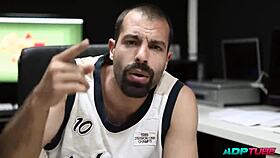 Spanish blonde loves deepthroating juicy cocks hard