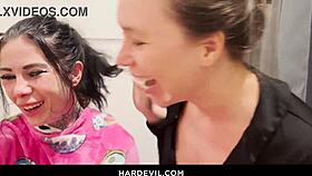 Megan and Monika share fun threesome POV