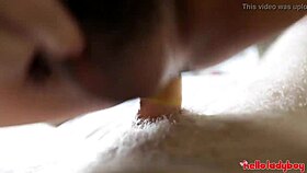 Cute Asian ladyboy seduced by massive white cock contrast