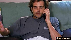 Glamorous 18+ Teen Drenched In Hot Cumshot!