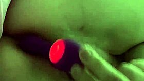 Natasha pounds pussy with massive vibrator!