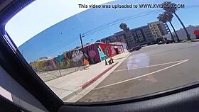 sloppy outdoor ebony deepthroat on bbc in car 💦🍆