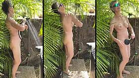 swimming naked in our private hawaii kai pool felt so freeing