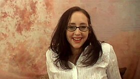 Audrey Alder shyly shares a personal intimate moment