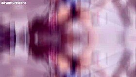 emily white's tight ass stretched by two huge bbc deep