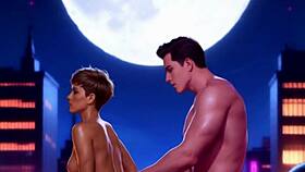 Catwoman gets anal fucked in animated milf scene