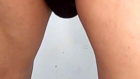 Watch police slip into black thong part two