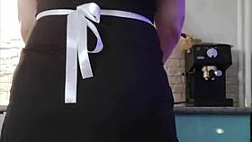 milf from dating site dresses as maid and gets dominated with anal gaping kisses