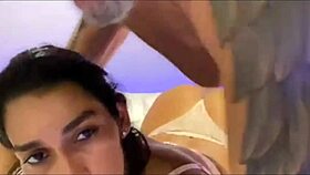 young latina tempts sugardaddy with tight anal penetration first time