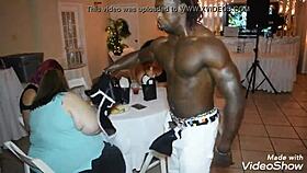 Ebony amateurs take big black cocks in wild homemade New Orleans orgy party