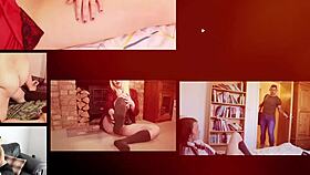 cute british 18yo in stockings fucks boyfriend hard for creampie finish