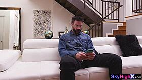 Petite blonde webcam slut gets hard smashed in garage reality