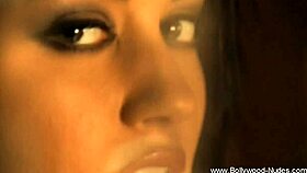 beautiful bollywood chick strips nude teasing slow