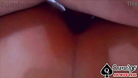 bbw anal creampie with fat ass toy play