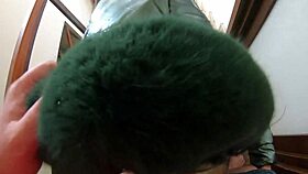 Slutty mature milf orgasms wildly after deep cock sucking fetish play