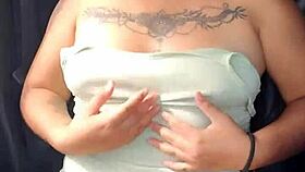 damn look at me flashing my panties and huge tits on the highway in lingerie slut mode!