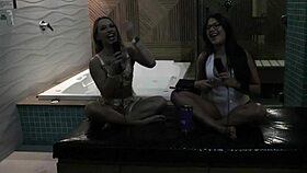 Blonde babe strips naked claims cock size doesnt matter demos epic blowjob for discount