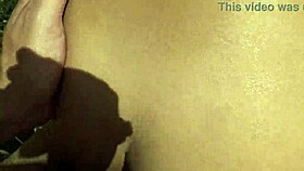 Amateur milf pisses, fucks and creampies public style