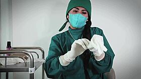 Obsessed with nurse's latex gloves fetish 😏🧤
