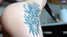 petite euro amateur sunako kirishiki enjoys kitchen sex bent over with close-up action